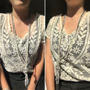 Mudd NWT long beaded necklace